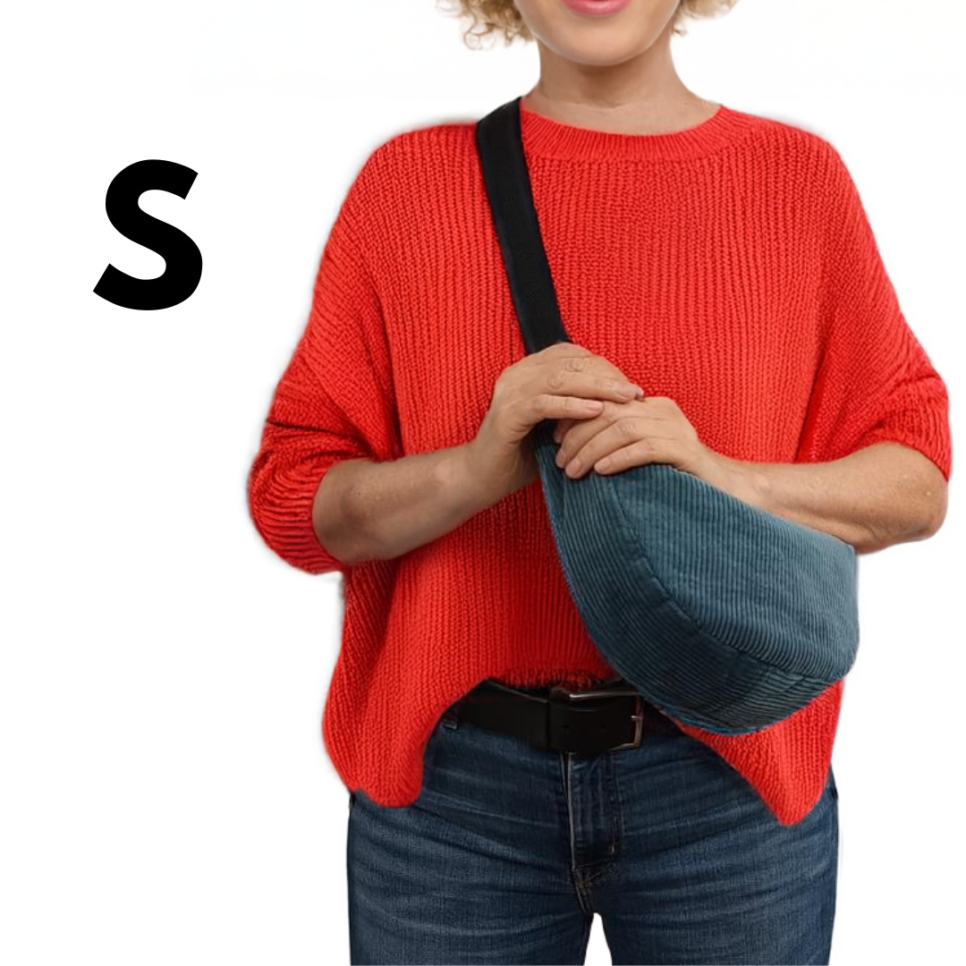 Schnittmuster Halbmondtasche Moonbag Meluna S-XL