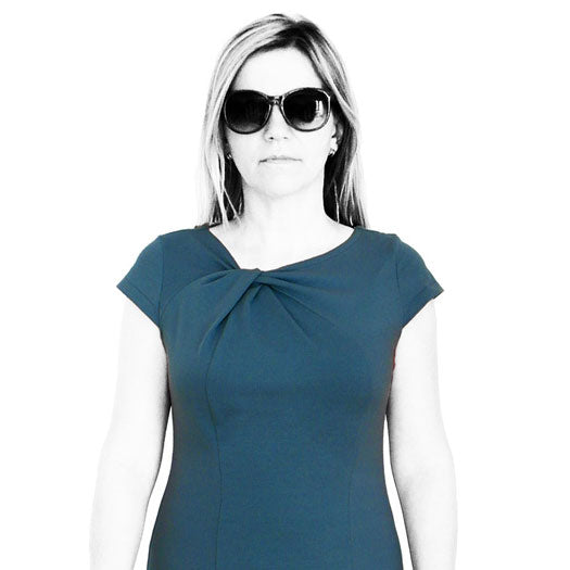 Schnittmuster Kleid mit Knoten-Ausschnitt