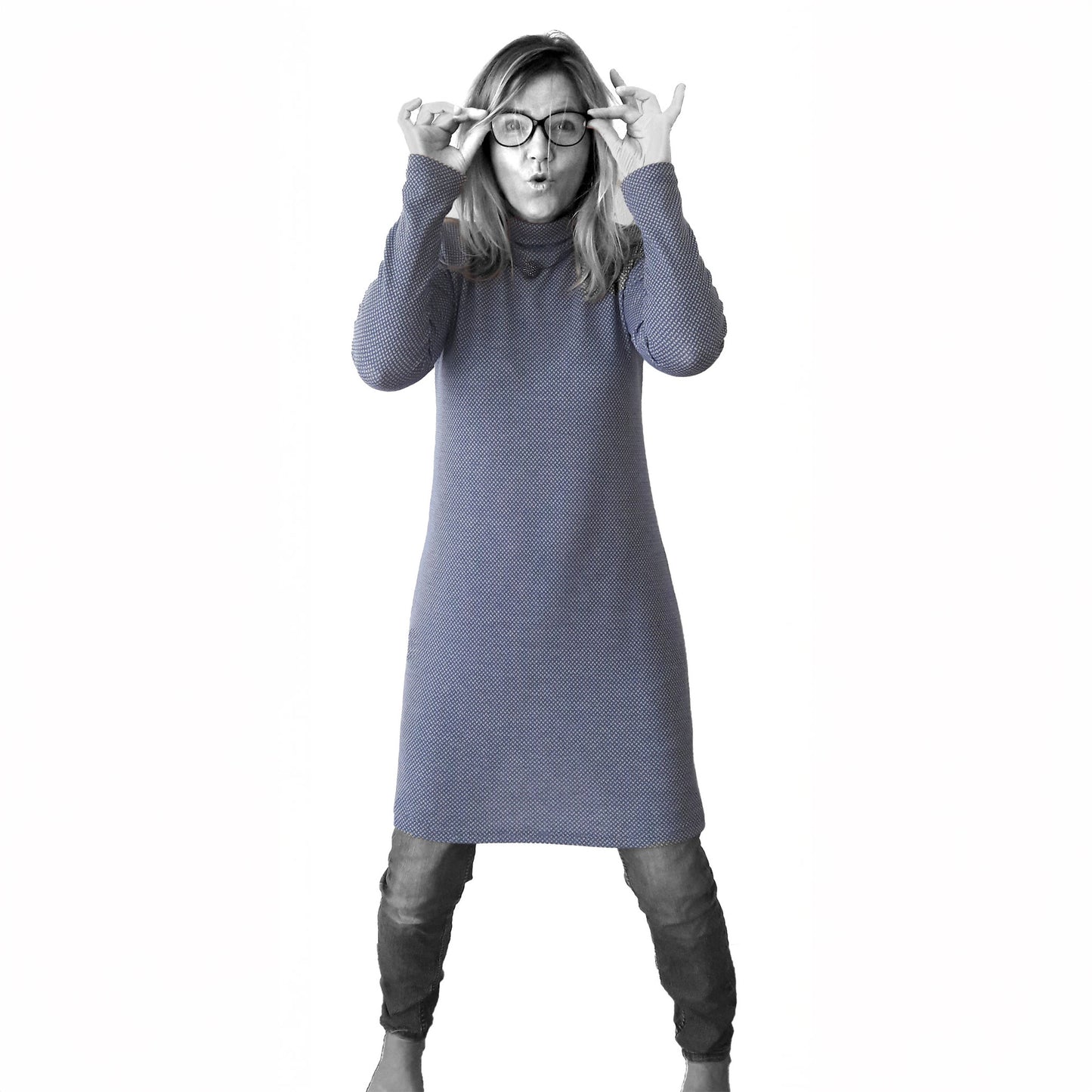 Schnittmuster Kleid mit Raglanärmeln