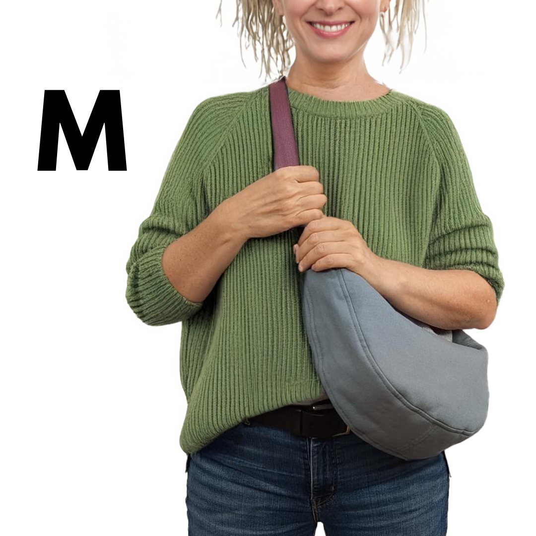 Schnittmuster Halbmondtasche Moonbag Meluna