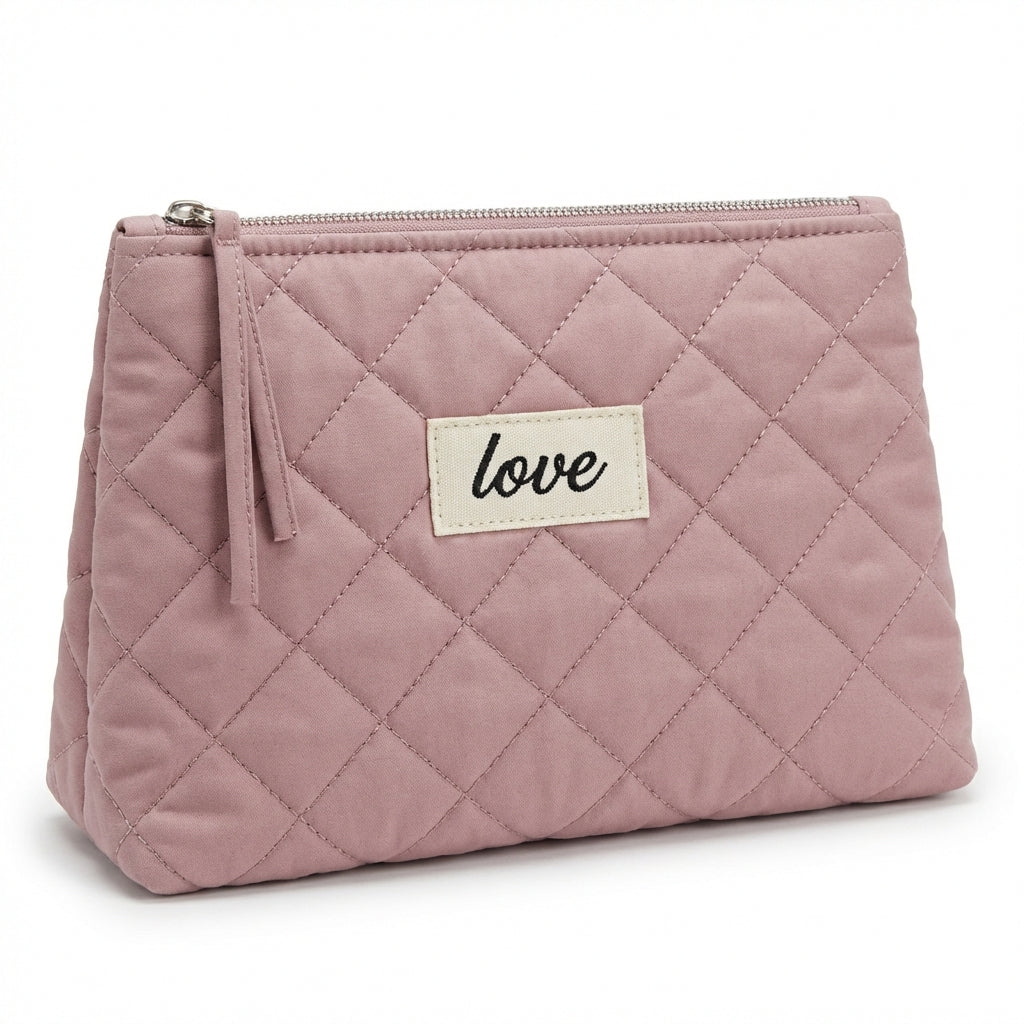 Schnittmuster Kosmetiktasche "Luxe" – 5 Größen – mit Quilt-Anleitung