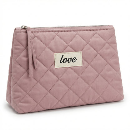 Schnittmuster Kosmetiktasche "Luxe" – 5 Größen – mit Quilt-Anleitung